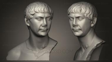 Busts and heads antique and historical (BUSTA_0160) 3D model for CNC machine